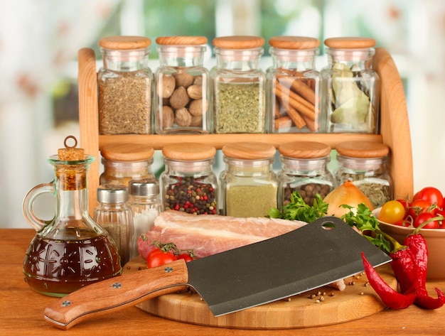 Różne przyprawy i składniki